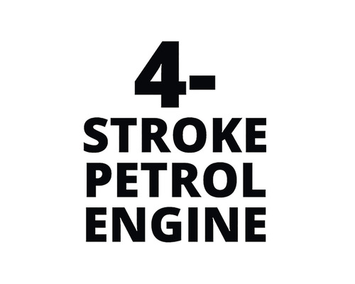 Symbol för fyrtakts bensinmotor