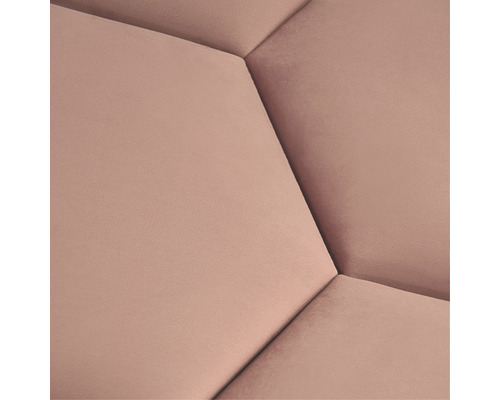 Närbild av en vadderad väggpanel