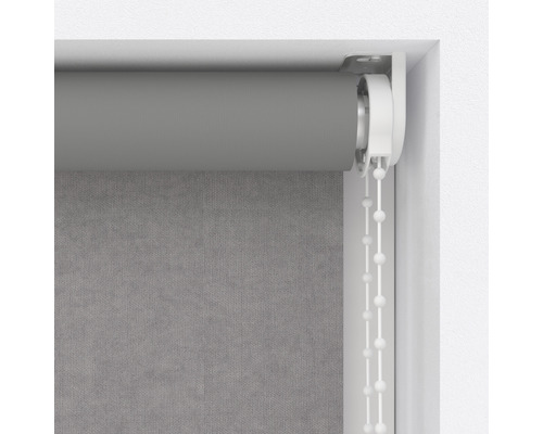 Grå rullgardin med kedjedrag
