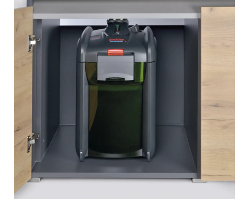 Akvarium ytterfilter i underskåp