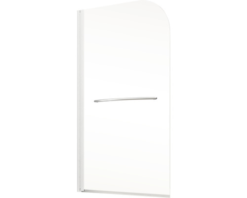 Duschdörr i glas med handtag