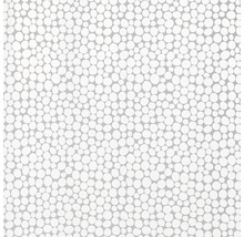Duschdraperi SPIRELLA Galet enfärgad vit transparent 180x200 cm