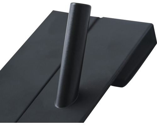 Detaljvy av ett parkeringsstöd för cyklar