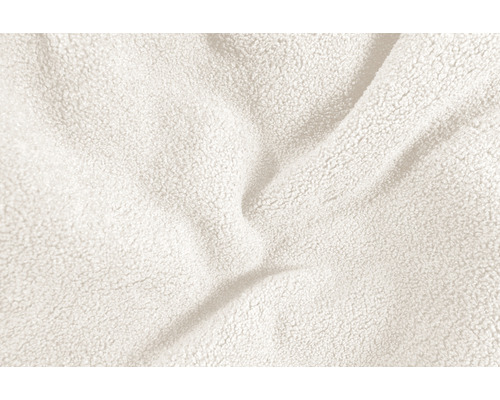 Närbild av en mjuk, ljus fleecefilt