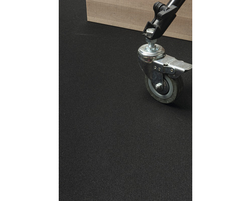 Detaljvy av ett möbelhjul med parkeringsbroms