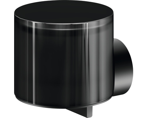 Svart pappershållare för väggmontering