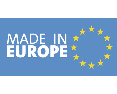 Tillverkat i Europa tecken