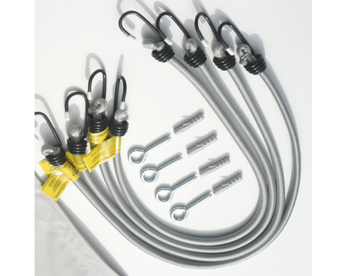 Expander set med krokar, skruvar och pluggar