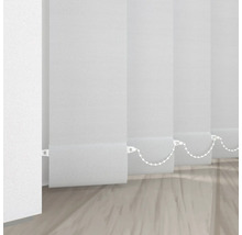 Vita lamellgardiner i rummet