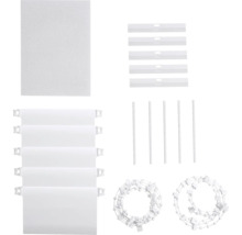 Reservdelar för vertikala persienner inklusive lameller, viktplatta, kedja och distans