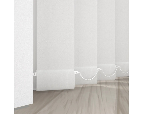 Vertikal jalusi i tyg med kedjedrag