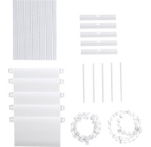 Reservdelar för persienner, inklusive lameller, vridstänger och draglinor