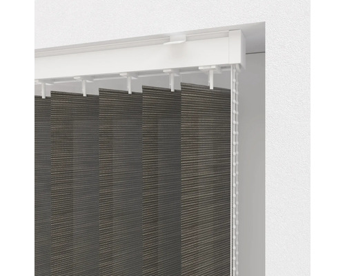 Vertikal jalusi med dragsko för fönsterdekoration och solskydd