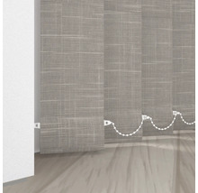 Vertikal jalusi av tyg med kedjedrag