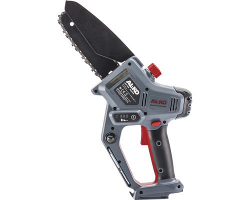 Batteridriven motorsåg för att kapa grenar och små stammar