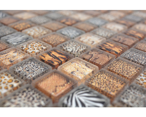 Mosaikplattor med djurmönster