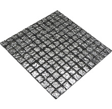 Fyrkantig mosaikplatta av glas