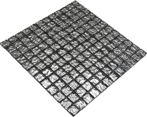 Fyrkantig mosaikplatta av glas