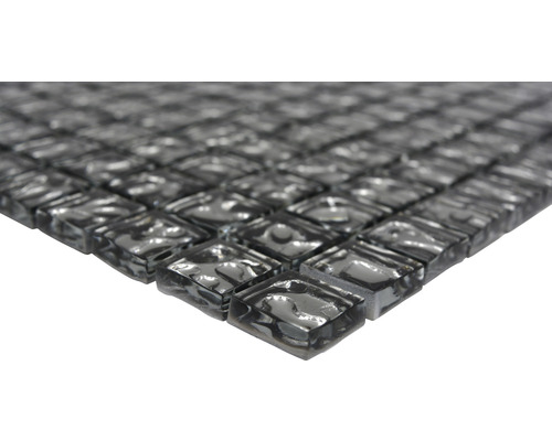 Detalj av mosaikplattor i glas