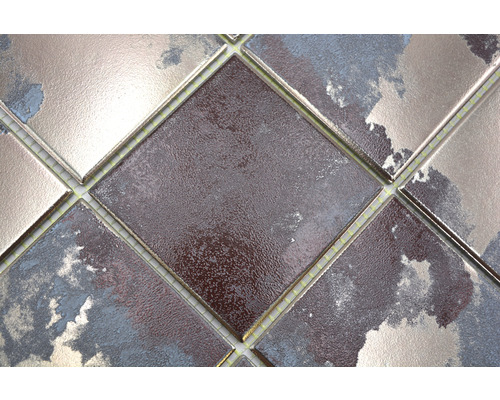 Närbild av mosaikplattor för inomhusbruk