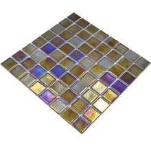 Mosaikplattor kvadratiskt arrangerade