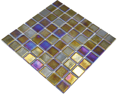 Mosaikplattor kvadratiskt arrangerade