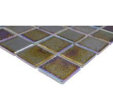 Fyrkantiga mosaikplattor av glas