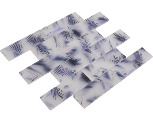 Mosaikplattor med palmbladsmönster för vägg och golv