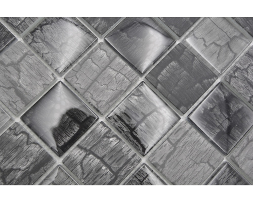 Mosaikplatta med träutseende