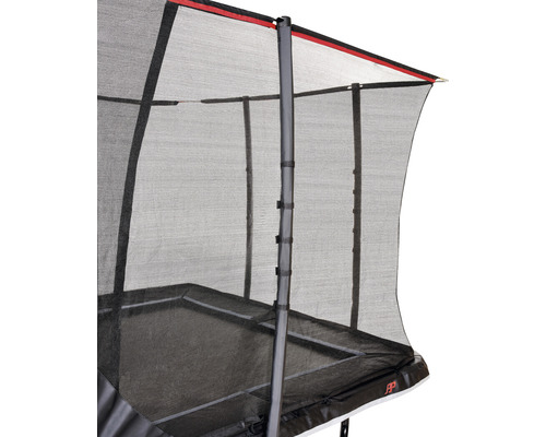 Trampolin med säkerhetsnät för utomhusbruk