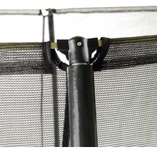 Studsmatta EXIT Silhouette med säkerhetsnät Ø183cm svart-thumb-1
