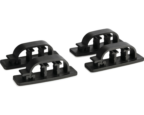 Klämmor för kabelmontering, fyra stycken