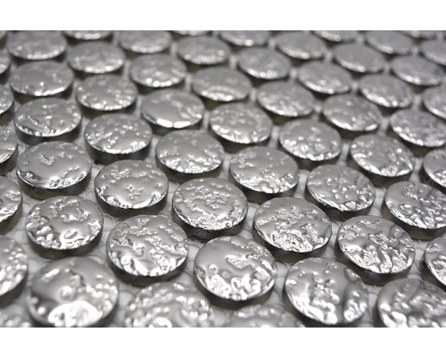 Silverfärgade mosaikplattor för vägg- och golvdekoration