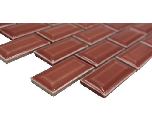 Rektangulära mosaikplattor av keramik