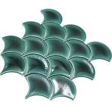 Mosaik keramik FS IC5 grön 25,9 x 27,3 cm