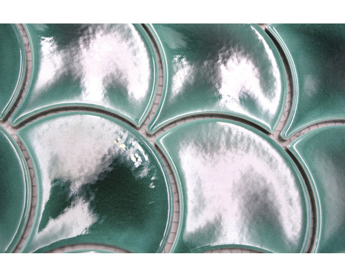 Mosaikplattor i fläktform