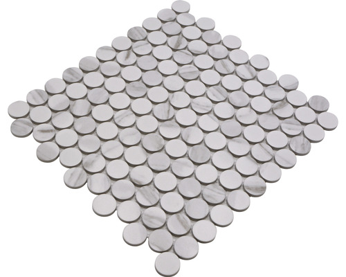 Mosaikplatta med runda element