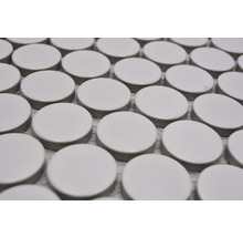 Mosaik keramik Knopf 11G vit 31,2 x 33 cm