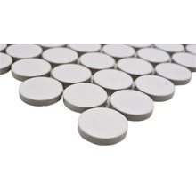 Mosaik keramik Knopf 11G vit 31,2 x 33 cm
