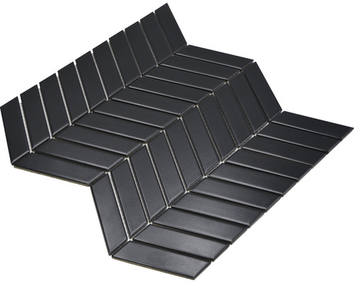 Mosaikplatta i fiskbensmönster