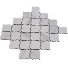 Mosaik keramik marrakech Carra vit matt 29,3x24,5 cm CIM CLP CR