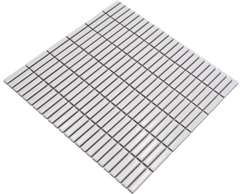 Mosaikplatta med avlånga stenar