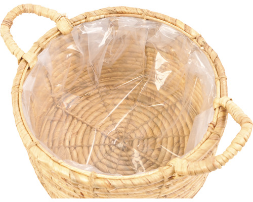 Korg av vattenhyacint med plastinsats