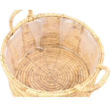 Korg LAFIORA Summer flätad vattenhyacint Ø32x19cm
