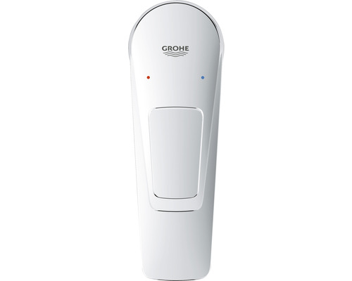 Grohe logotyp på tvättställsblandare med ettgrepp