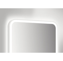 Spegel med belysning DSK Chrystal Juno 2.0 vit 45x75 cm neutralvit LED