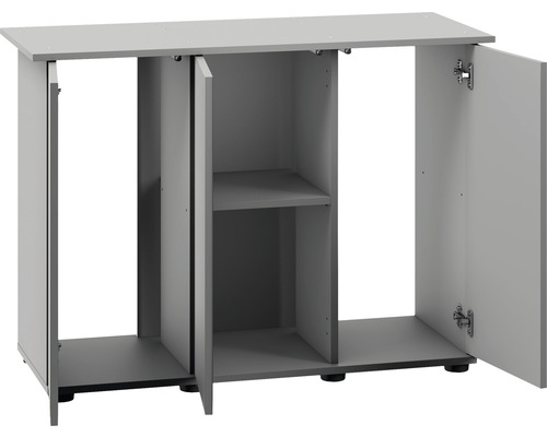 Akvariumskåp med dörrar och hylla