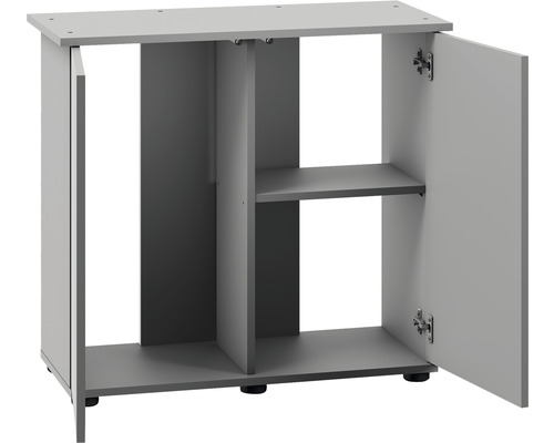 Akvariumskåp med två dörrar och en hylla