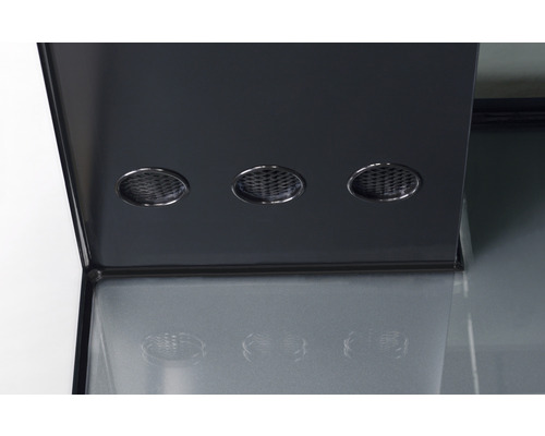 Fläkt med tre runda lampor