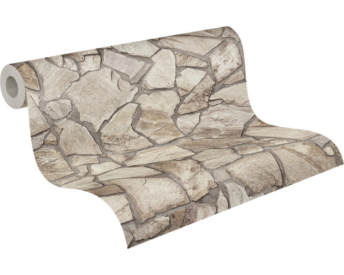 Tapetrulle med stenmönster